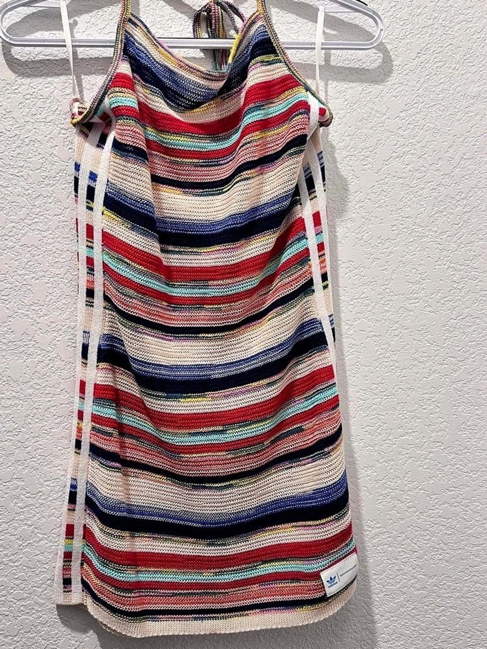 adidas Striped Knit Tank dress in Multicolor NWT